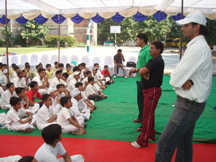 Launching of Haryana Super-Cricket Assocaition